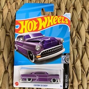 1953 Chevy Custom Treasure Hunt Hot Wheels 1950s 50 Chevrolet Purple Car 2024